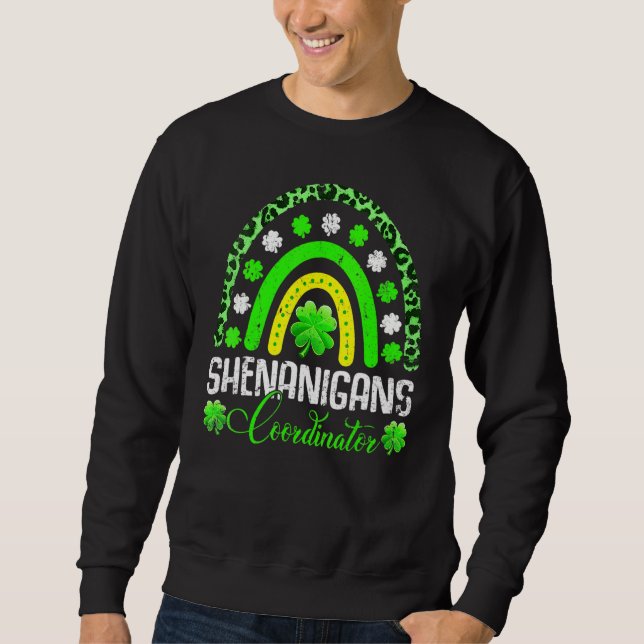 Sudadera Shenanigans Coordinator Matching Teacher St Patric (Anverso)