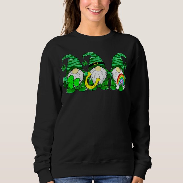 Sudadera Shenanigans Gnomies St Patrick S Day Cute Gnome Sh (Anverso)