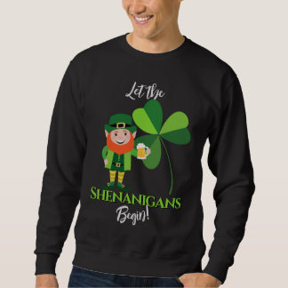 Sudadera Shenanigans Leprechaun Shamrock St Patrick’s Day