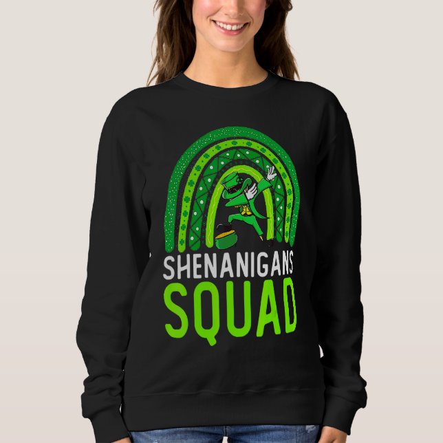Sudadera Shenanigans Squad Irlandés Funny Saint Patrick's D (Anverso)