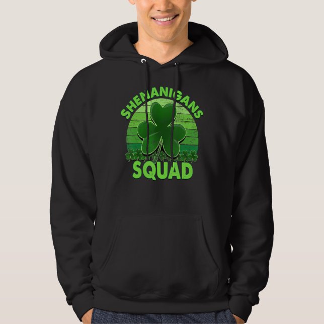 Sudadera Shenanigans Squad St Patricks Day Funny Mateo V (Anverso)