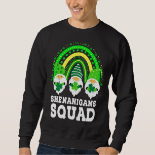 Sudadera Shenanigans Squad St Patricks Day Gnomes Green Pro