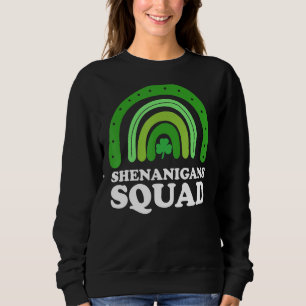 Sudadera Shenanigans Squad St Patricks Day Gnomes Green Pro