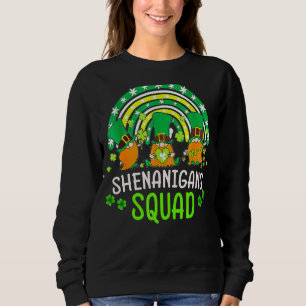 Sudadera Shenanigans Squad St Patricks Day Gnomes Green Pro