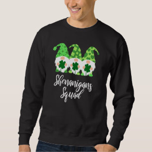 Sudadera Shenanigans Squad St Patricks Day Gnomes Green Pro