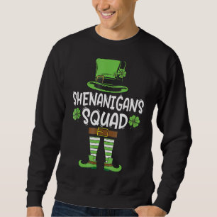 Sudadera Shenanigans Squad St Patricks Day Gnomes Green Pro