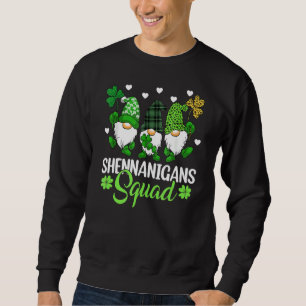 Sudadera Shenanigans Squad St Patricks Day Gnomes Green Pro