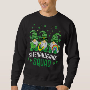 Sudadera Shenanigans Squad St Patricks Day Gnomes Green Pro