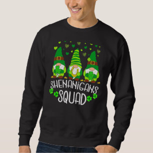 Sudadera Shenanigans Squad St Patricks Day Gnomes Green Pro