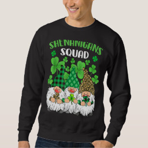 Sudadera Shenanigans Squad St Patricks Day Gnomes Green Pro