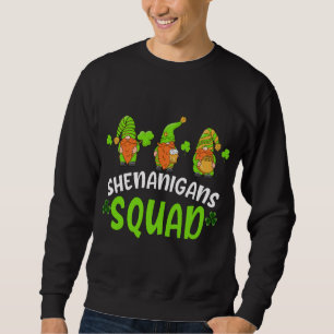 Sudadera Shenanigans Squad St Patrick's Day Grnomes Gr