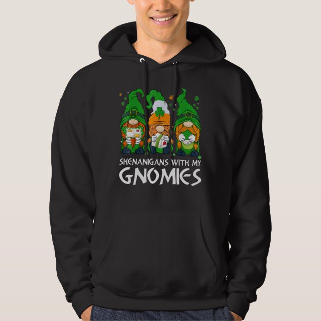 Sudadera Shenanigans with My Gnomies Postal St Patrick's Da (Anverso)