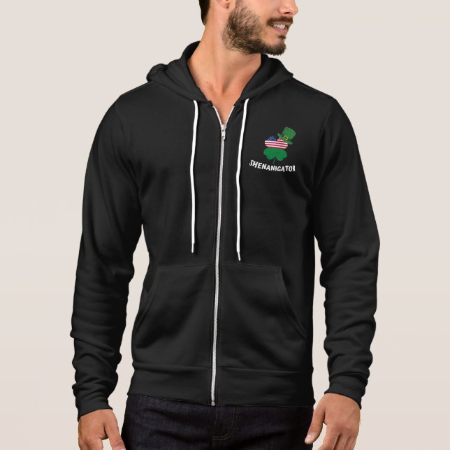 Sudadera Shenanigator del Día de San Patricio (Anverso)