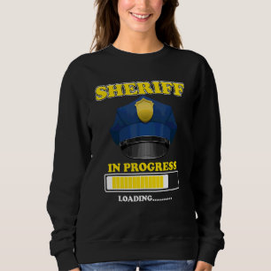 Sudadera Sherif En Progreso Futura Mujer Policía Criminolog