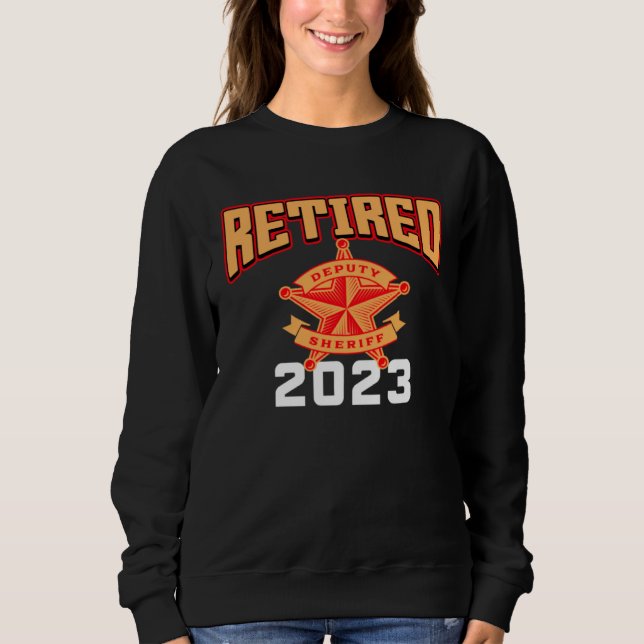 Sudadera Sheriff Retirement 2023 Law Enforcement (Anverso)