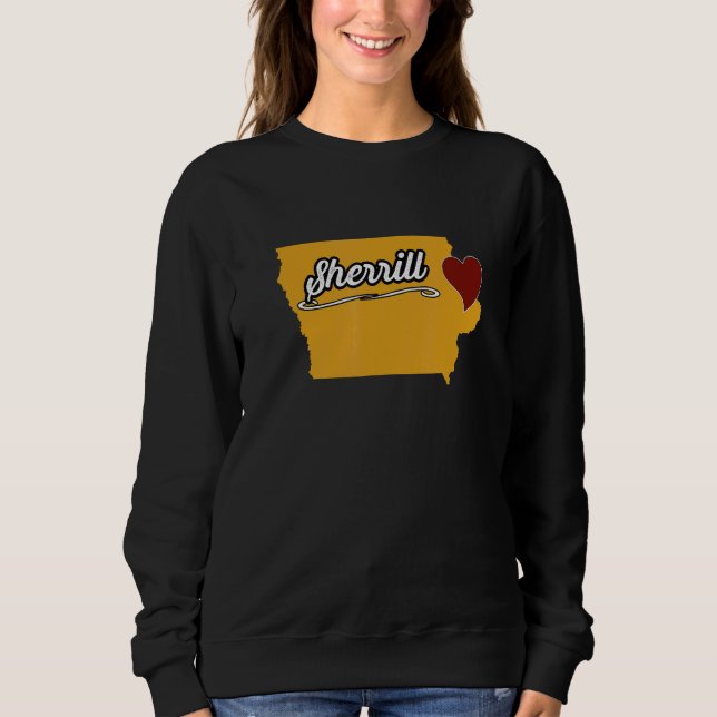 Sudadera SHERRILL IOWA IA USA  Cute Souvenir Merch  US City (Anverso)