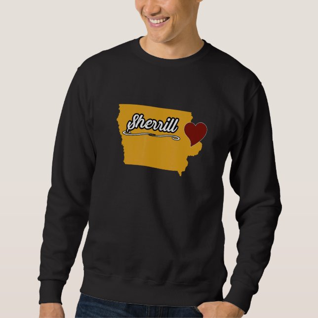 Sudadera SHERRILL IOWA IA USA  Cute Souvenir Merch  US City (Anverso)