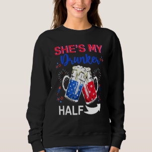Sudadera Shes my ebrista mitad 4 de julio Parejas que casan
