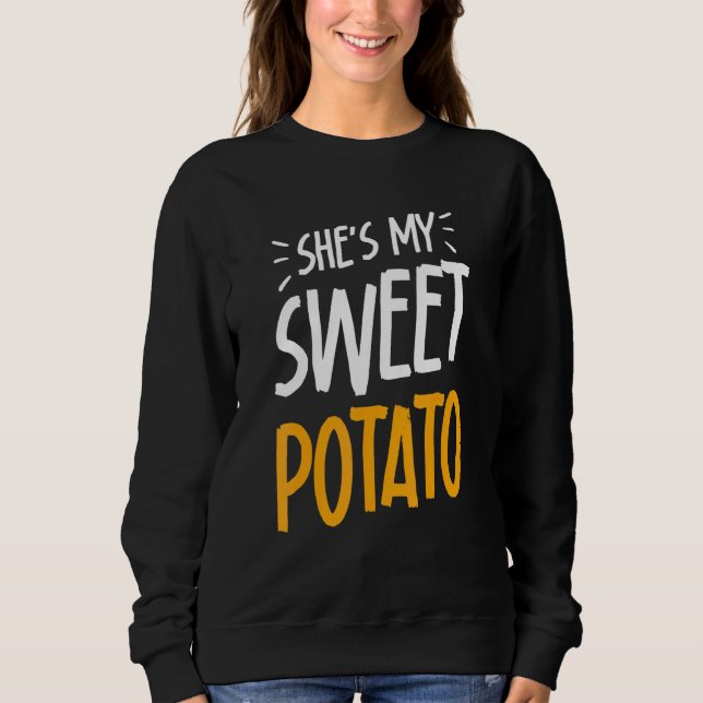 Sudadera She's My Sweet Potato I YAM Couple's Matching Than (Anverso)