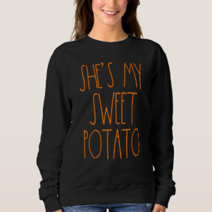Sudadera Shes My Sweet Potato I Yam Set Thankending Couple