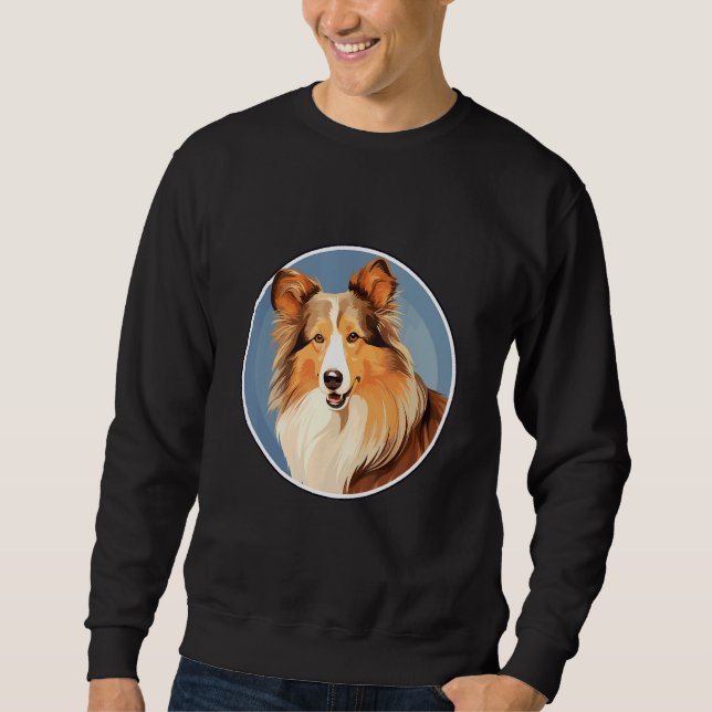 Sudadera Shetland Sheepdog Sheltie Dog Breed (Anverso)