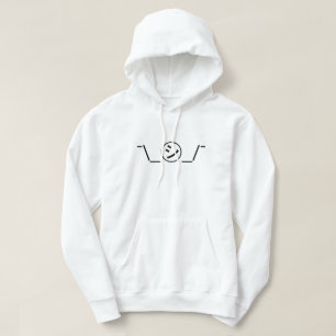 Sudadera Shi Kana Shrug Emoticon ¯\_ ㋛_/ Ø Kaomoji japonés