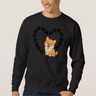 Sudadera Shiba Inu Corazón gracioso Shiba Inu Propietario M