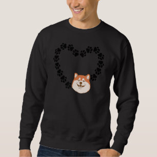 Sudadera Shiba Inu Corazón gracioso Shiba Inu Propietario M