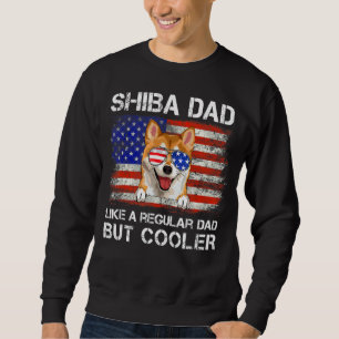 Sudadera Shiba Inu Dad Como A Un Padre Regular Pero Un Perr