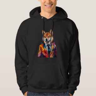Sudadera Shiba Inu Demo Perro colorido divertido arte anima
