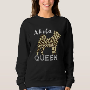 Sudadera Shiba Inu Dog, dueña del Akita Queen Leopard Akita