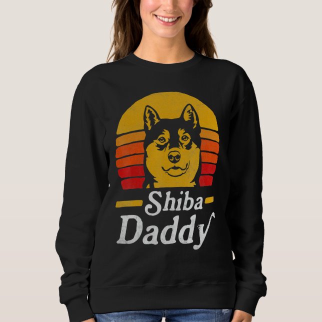 Sudadera Shiba Inu Father Dog Shiba Inu Papa  Shiba Dad (Anverso)