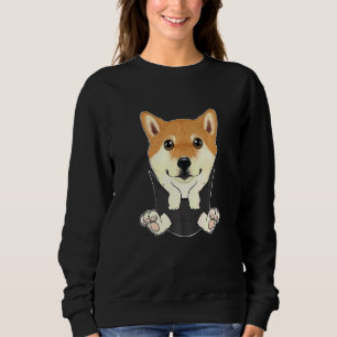 Sudadera Shiba Inu Puppy En El Bolsillo I Cuba Shiba Inu Pr