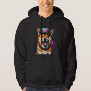 Sudadera Shiba Inu Snapback Cap Dog Gracioso Arte Animal