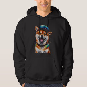 Sudadera Shiba Inu Snapback Cap Dog Gracioso Arte Animal