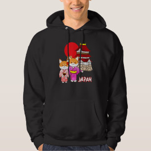 Sudadera Shiba Inu Uni Templo de Perro Castillo de Kimono B