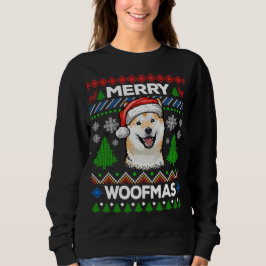 Sudadera Shiba, Navidades suéteres feos en Woofmas