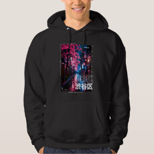 Sudadera Shibuya Tokyo retro estético japonés