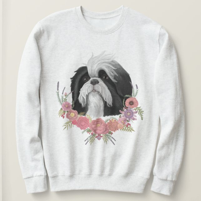Sudadera Shih Tzu (Anverso del diseño)