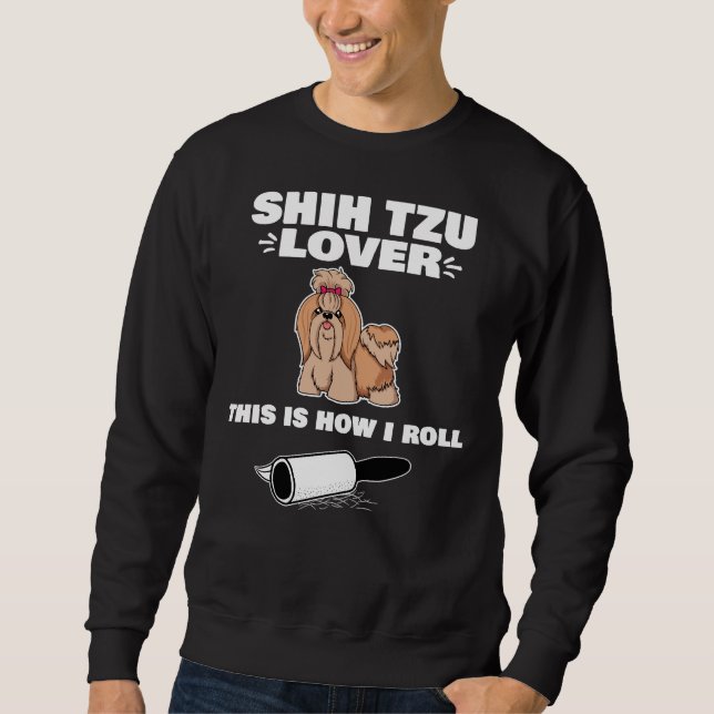 Sudadera Shih Tzu Así Es Como Trato Pekingese (Anverso)