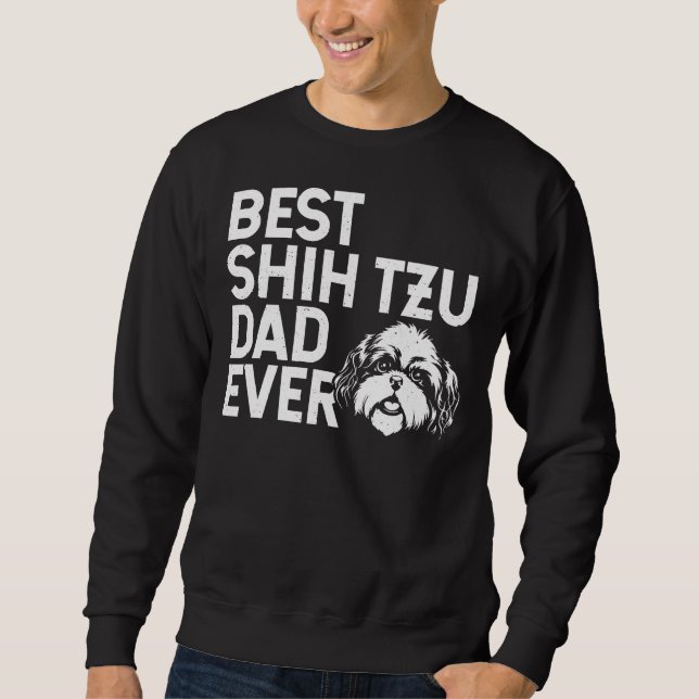 Sudadera Shih Tzu Dad For Men Boys (Anverso)