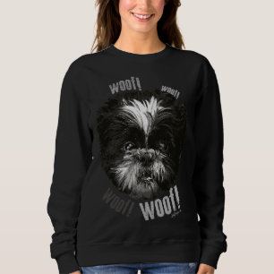 Sudadera ¡Shih Tzu Dice Woof! ¡Vaya!