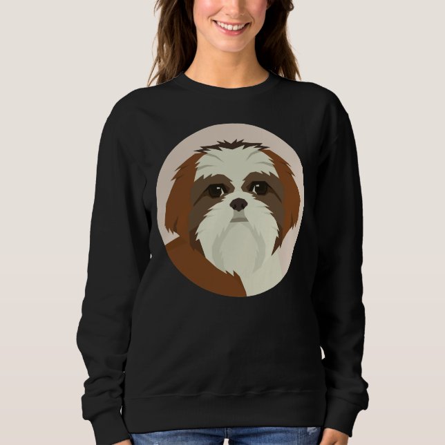 Sudadera Shih Tzu Dog Face (Anverso)