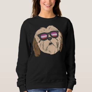Sudadera Shih Tzu Dog Lgbt Bandera Lesbiana Gay Hih Tzu Per