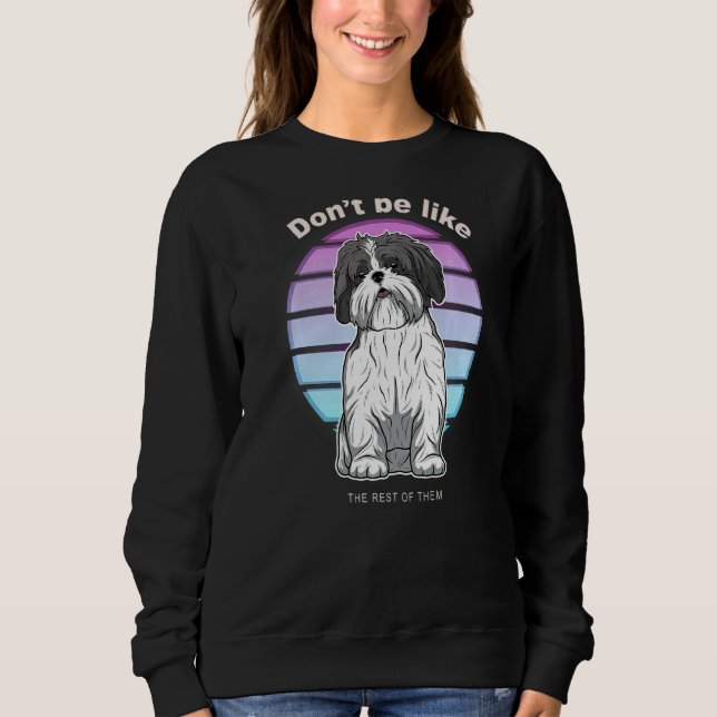 Sudadera Shih Tzu Dog Vintage 15 (Anverso)