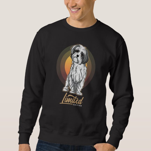 Sudadera Shih Tzu Dog Vintage 70 (Anverso)