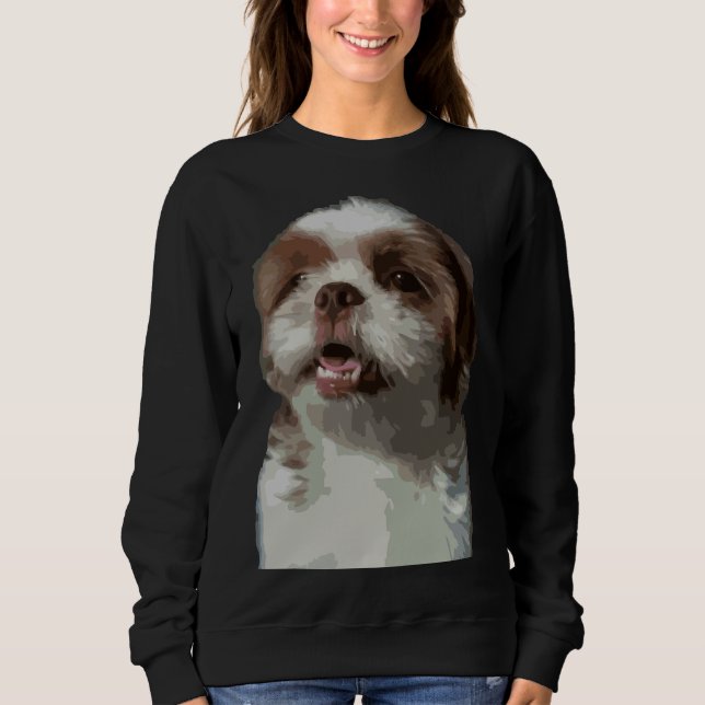 Sudadera Shih Tzu Face (Anverso)
