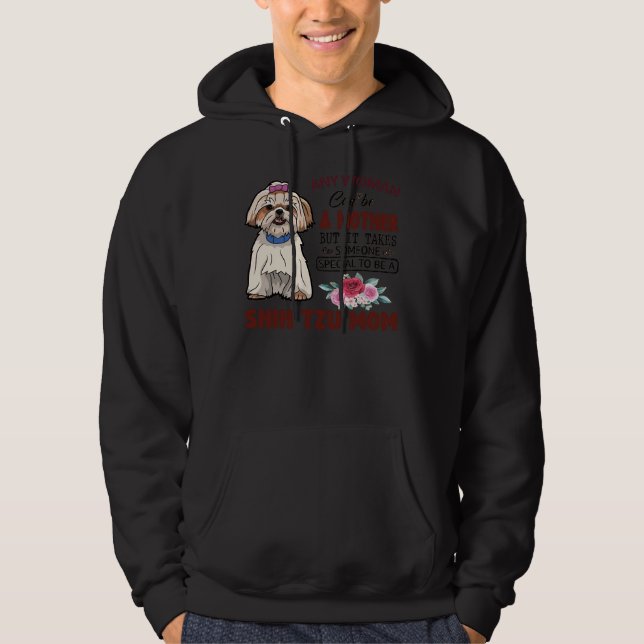 Sudadera Shih Tzu Mom Y Face Mask (Anverso)