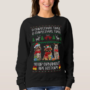 Sudadera Shih Tzu Navidades Shih Tzu Igh árbol Shih