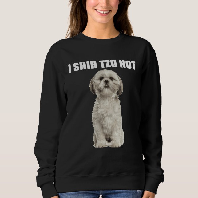 Sudadera Shih Tzu no (Anverso)